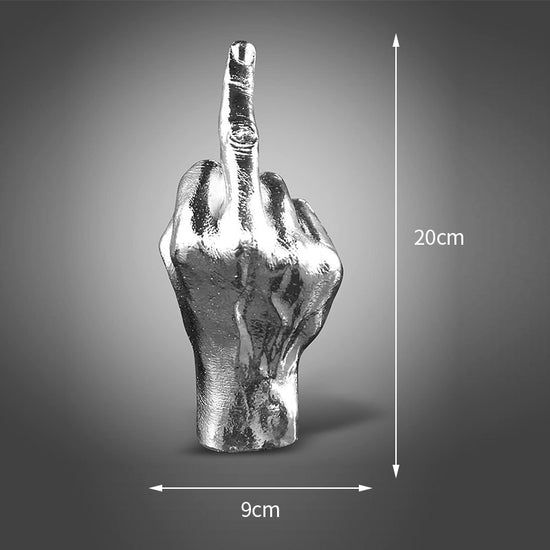 Middle Finger Ornament Figurine - MAHOGANY STREET