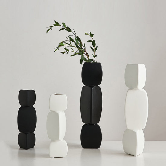 Modern Design Building Block Vase - MAHOGANY STREET