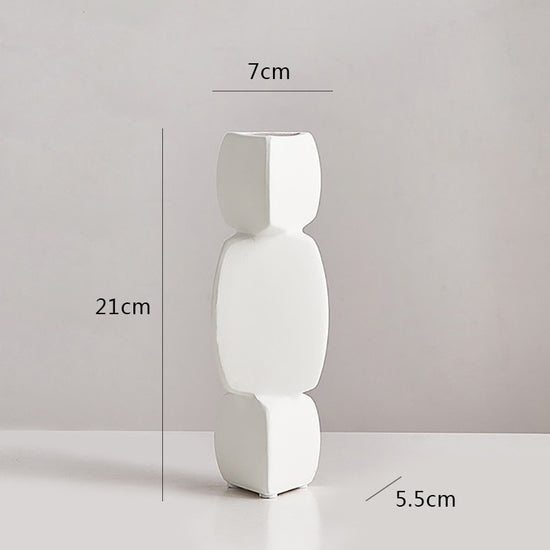Modern Design Building Block Vase - MAHOGANY STREET