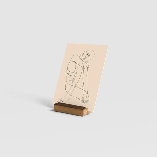 Body Shape Of A Woman Canvas Print - MAHOGANY STREET