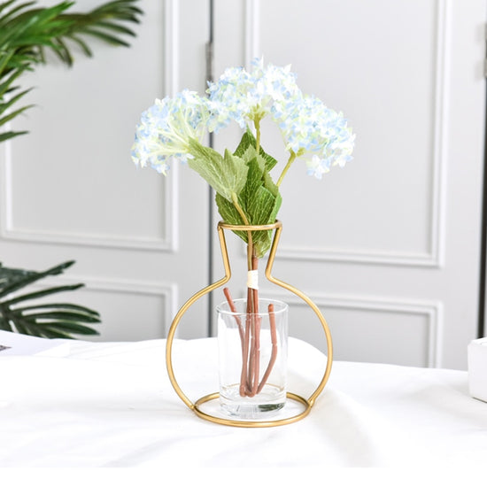Wire Vase In Gold - MAHOGANY STREET