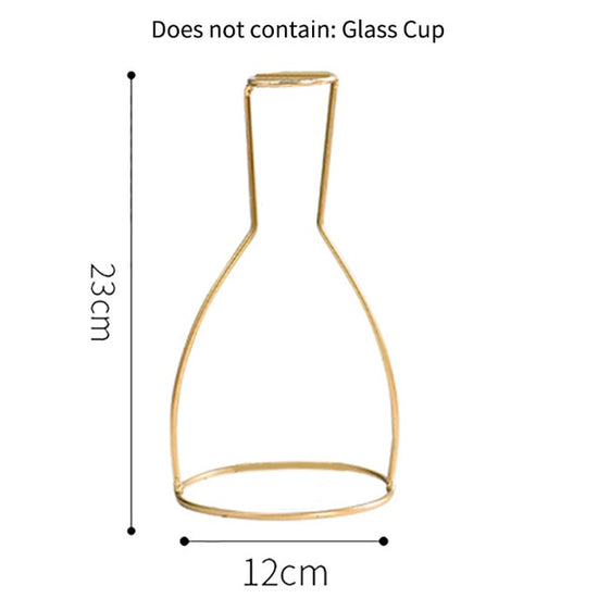 Wire Vase In Gold - MAHOGANY STREET