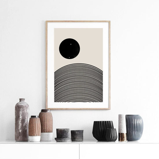 Mid Century Inspired Boho Canvas Prints - MAHOGANY STREET