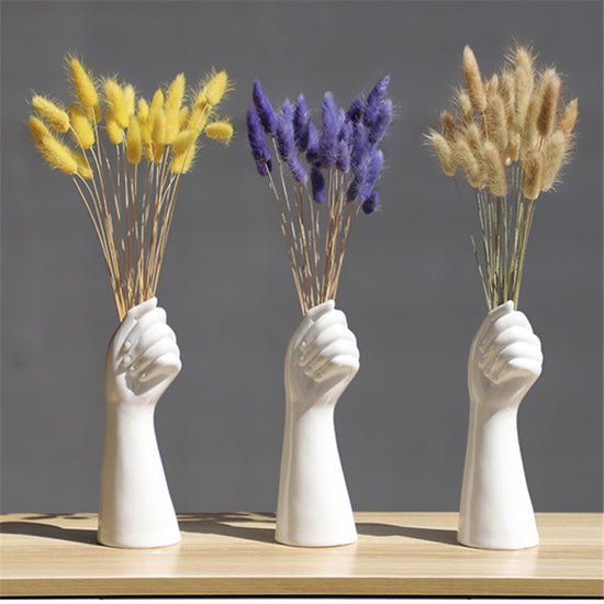 Hand Shaped Decorative Vase - MAHOGANY STREET