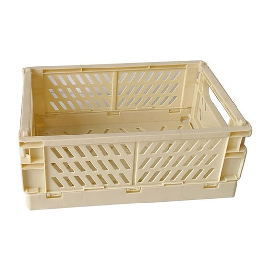 Collapsible Pastel Colored Plastic Crates - MAHOGANY STREET