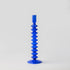 Vintage Style Glass Candle Holder - Blue - MAHOGANY STREET