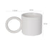 Modern Design Oversized Handle Mugs - MAHOGANY STREET