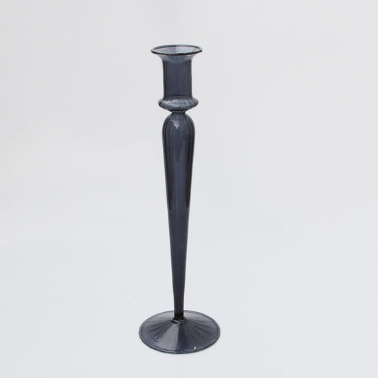 Tall Glass Vintage Candle Holders - MAHOGANY STREET