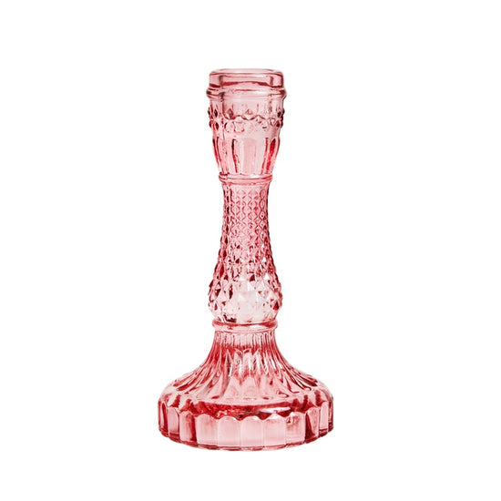 Vintage Crystal Candle Holders - MAHOGANY STREET