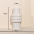 White Ceramic Craft Vases - MAHOGANY STREET