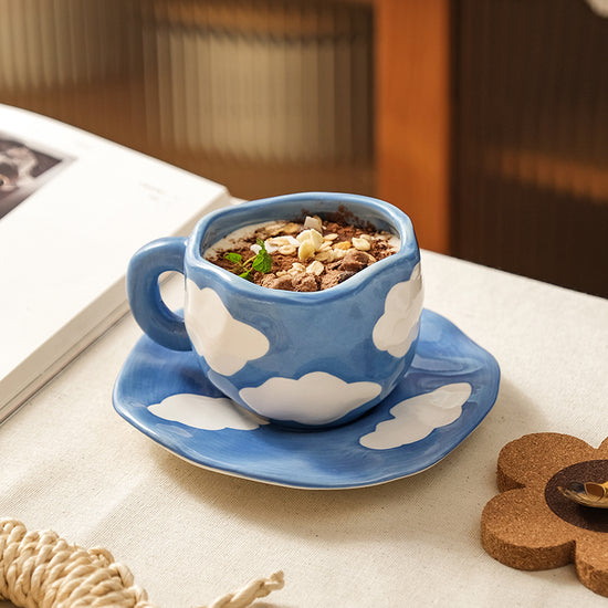 Hand-Painted Ceramic Mug Sets - MAHOGANY STREET