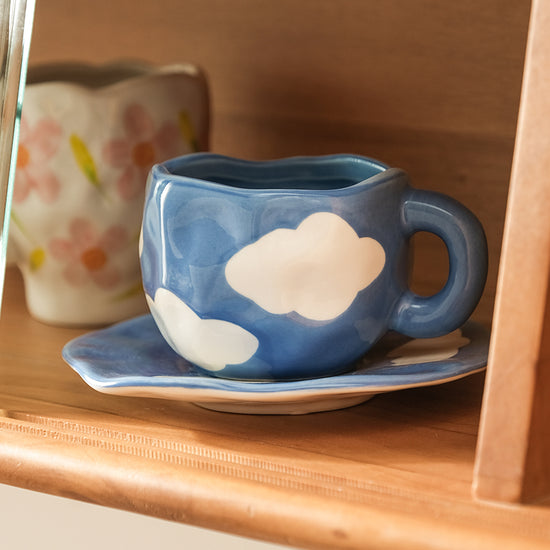 Hand-Painted Ceramic Mug Sets - MAHOGANY STREET