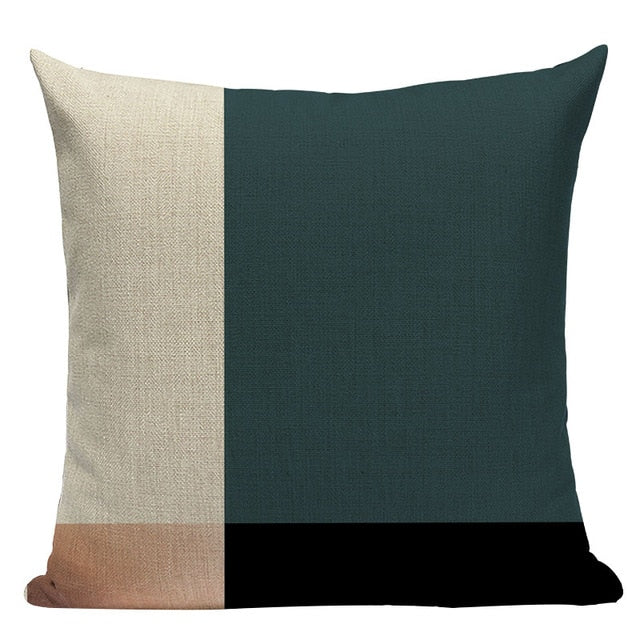 Luxe Linen Cushion Covers With Gold Accents - MAHOGANY STREET