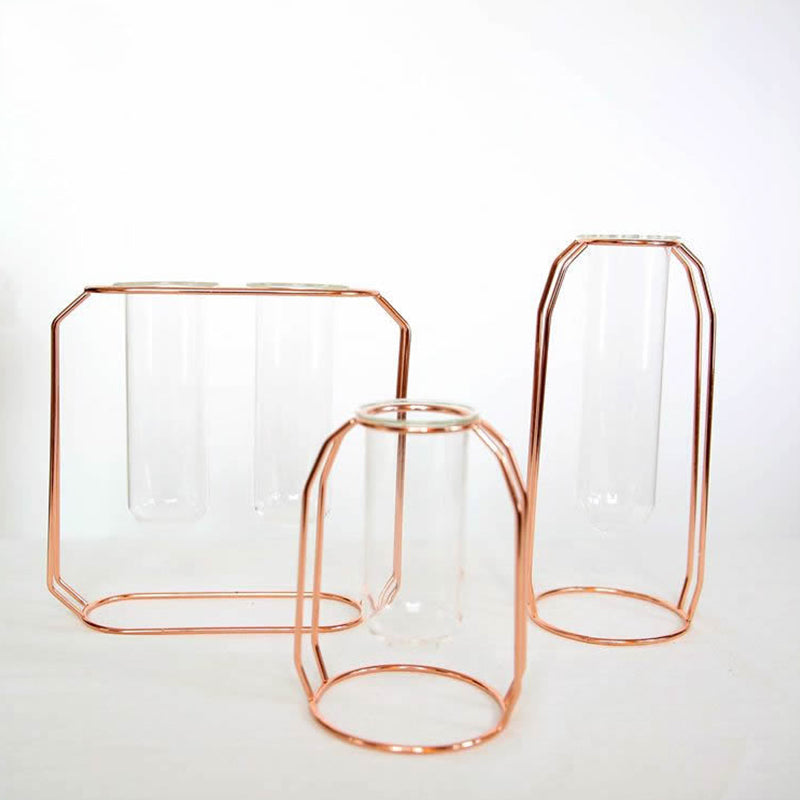 Unique Design Minimalist Metal Wire Vase