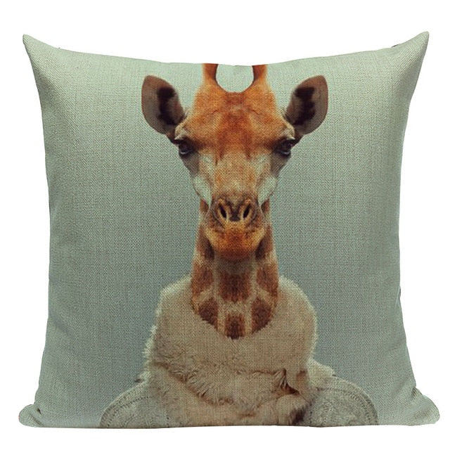 Original Cushion Covers With Animal Prints - MAHOGANY STREET