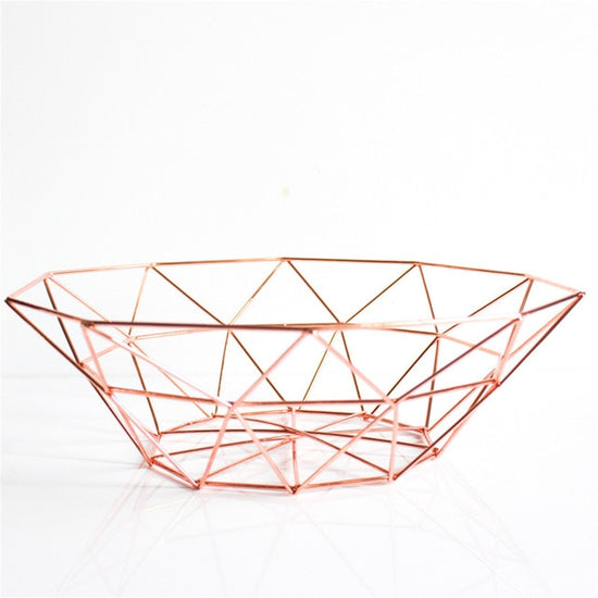 Chic Gold Wire Fruit Bowl - MAHOGANY STREET
