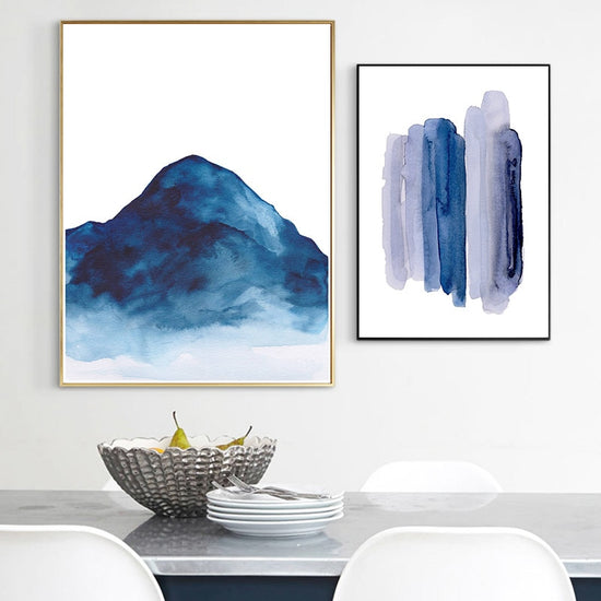Nordic Watercolors Canvas Print - MAHOGANY STREET