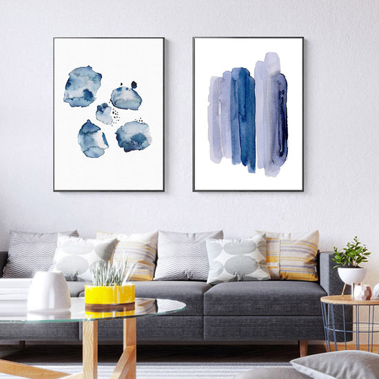 Nordic Watercolors Canvas Print - MAHOGANY STREET