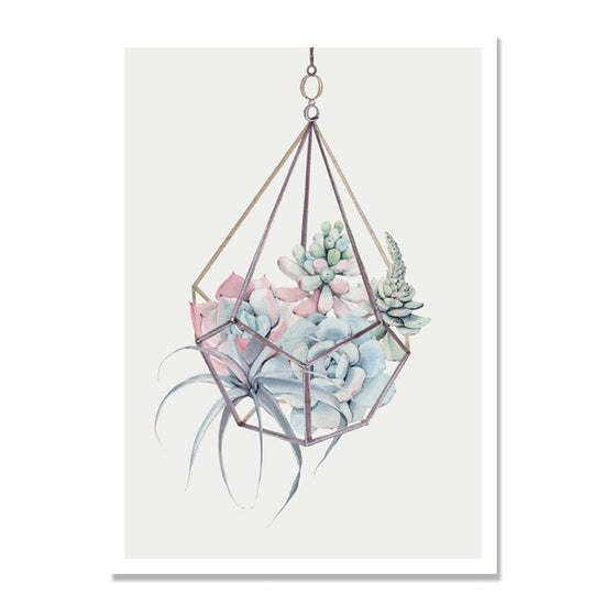 Scandinavian Style Greenery Wall Art - MAHOGANY STREET