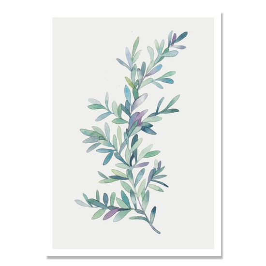 Scandinavian Style Greenery Wall Art - MAHOGANY STREET