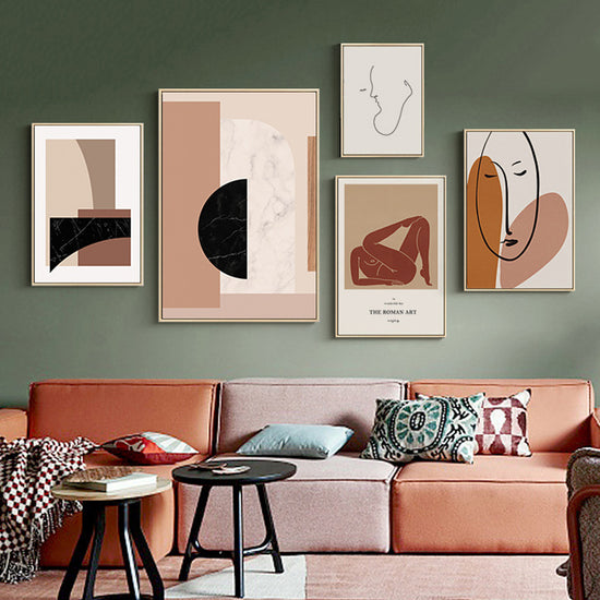 Pastel Vintage Design Canvas Artworks - MAHOGANY STREET