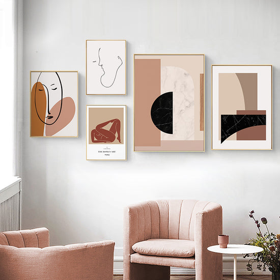 Pastel Vintage Design Canvas Artworks - MAHOGANY STREET