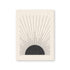Sun Illustration Black And White Canvas Print - MAHOGANY STREET